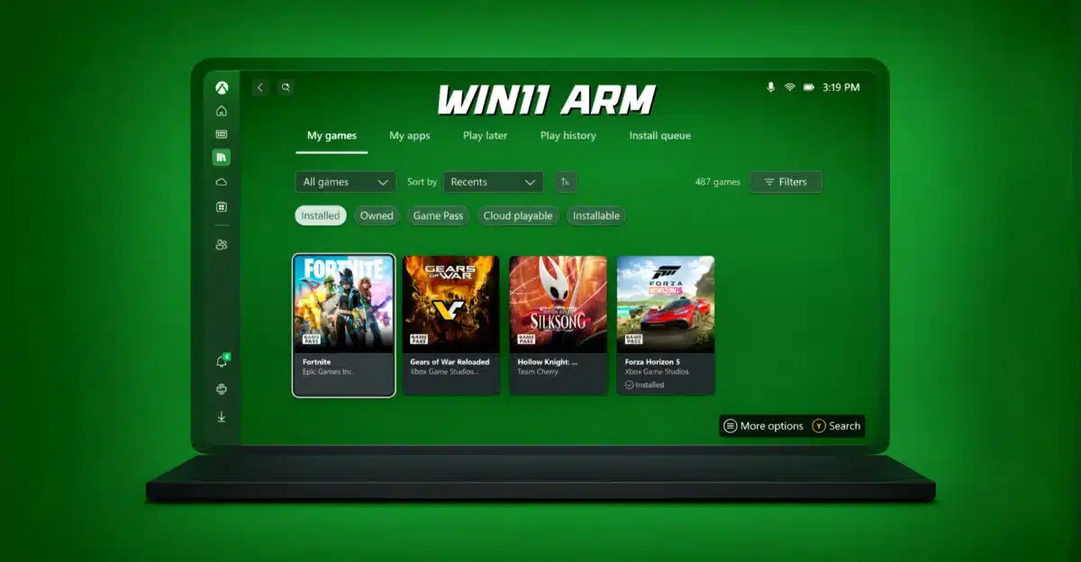 Приложение Xbox теперь доступно в Windows 11 для процессоров ARM, 85% игр теперь совместимы