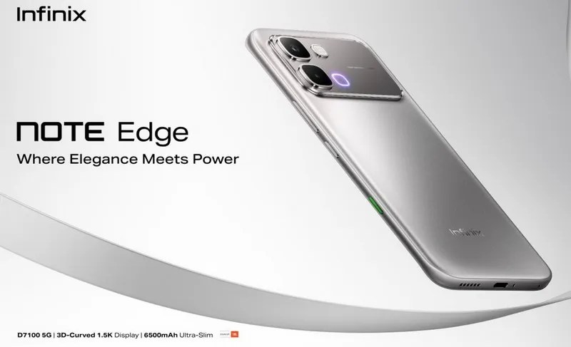 Глобальную версию смартфона Infinix Note Edge с тонким корпусом, емкостной батареей и большим AMOLED-экраном представили за $200.