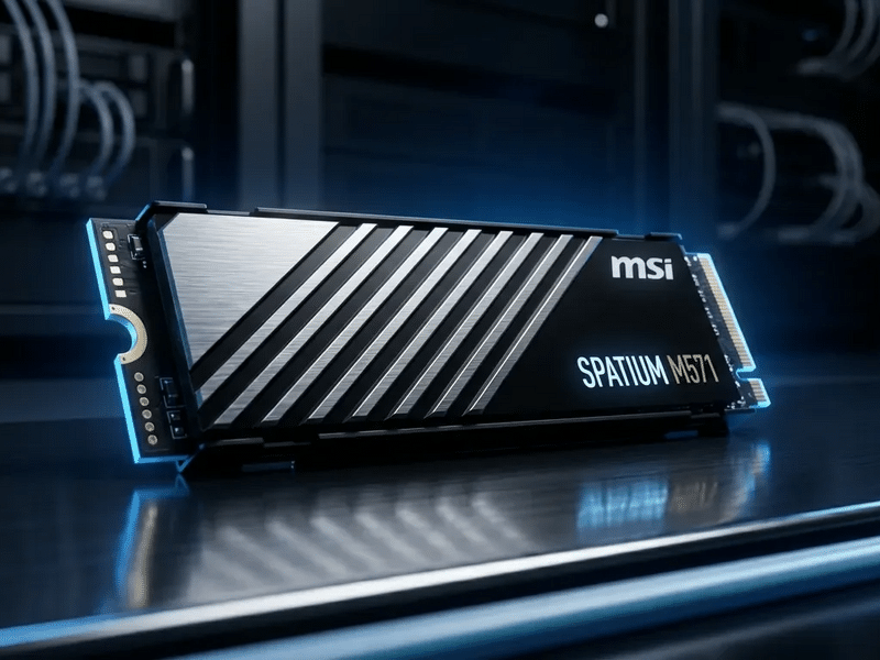 MSI Spatium M571 DLP: флагманский SSD с PCIe 5.0 и защитой от потери данных