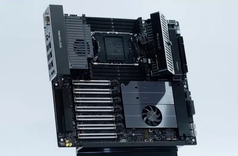 Asus продемонстрировала материнскую плату Pro WS W890-SAGE для будущих процессоров Intel Granite Rapids-WS