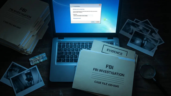 Пользователи обнаружили рабочий код активации Windows 7 в документах ФБР, связанных со скандалом с Эпштейном