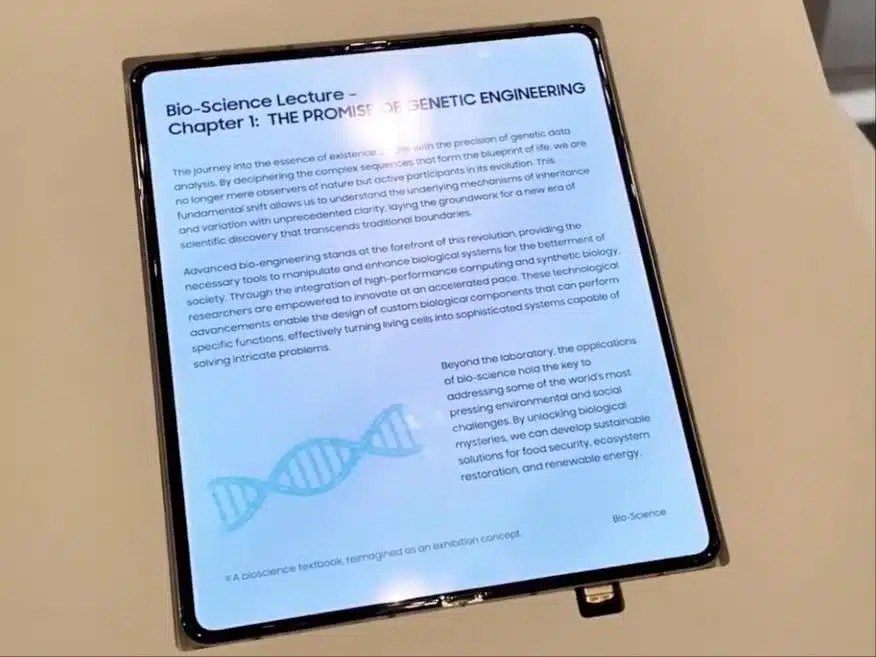 Конец сгиба! Samsung представила прототип складного смартфона с идеально гладким экраном