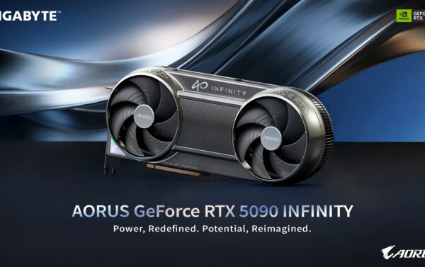 Gigabyte GeForce RTX 5090 AORUS Infinity — дизайн видеокарты с системой охлаждения, аналогичной NVIDIA Founders Edition
