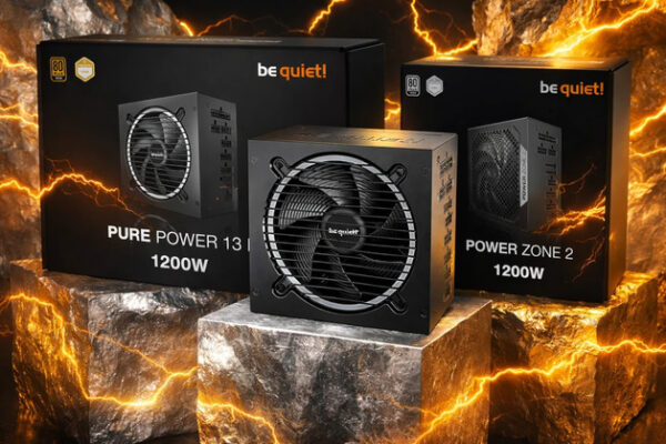 Премьера be quiet! блоки питания мощностью 1200 Вт из серий Power Zone 2 и Pure Power 13M с Cybenetics Platinum и 80 Plus Gold