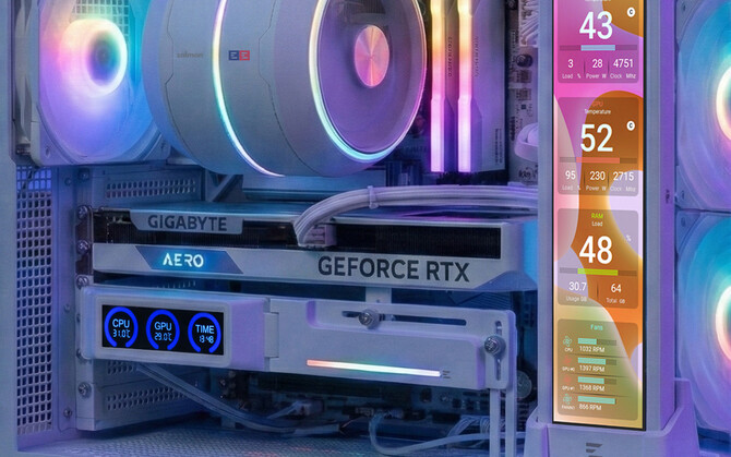 Zalman ZM-VS3 DS — поддержка графического процессора со встроенным экраном и подсветкой ARGB. Он будет поддерживать даже трехслотовые модели.