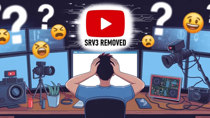 Формат SRV3 временно заблокирован YouTube. Проблемы с воспроизведением видео вынудили Google принять решение
