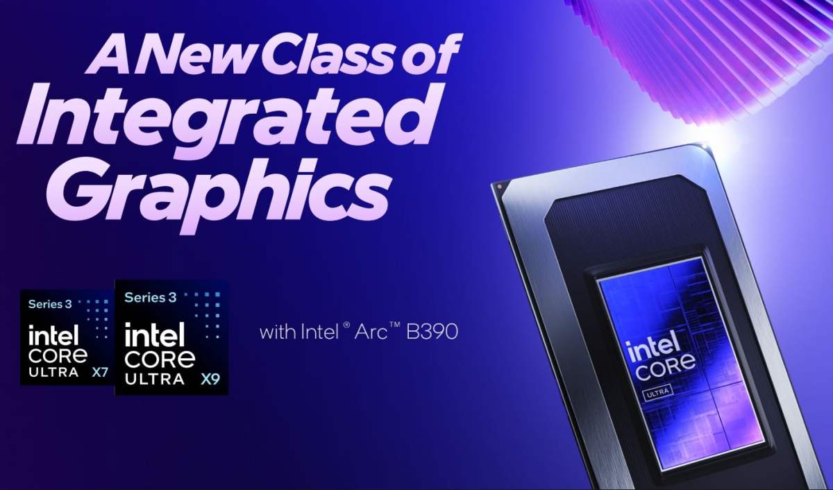 Intel представила Arc B390 — свою самую мощную интегрированную графику, которая может конкурировать с мобильной видеокартой RTX 4050
