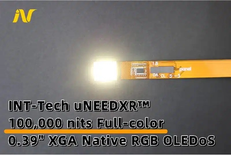 «ИНТ-Тех» представила OLED-микродисплей с рекордной яркостью 100 000 нит