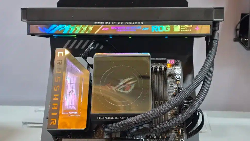 Asus представила беспроводные системы жидкостного охлаждения ROG Strix LC IV