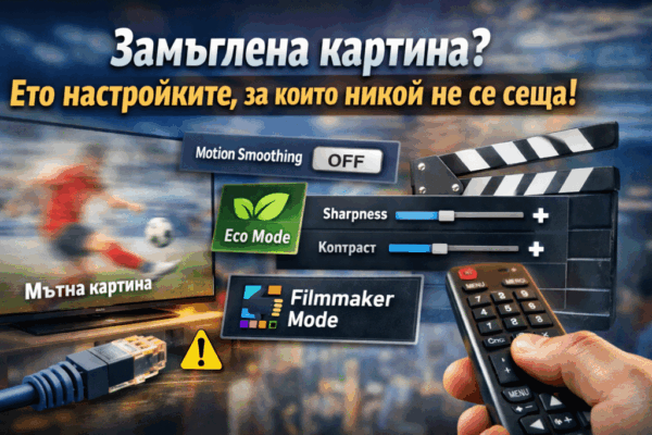 У вас картинка размытая, а телевизор новый? Вот настройки, которые пропускают почти все