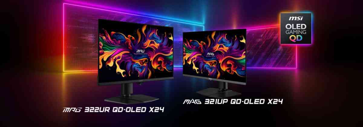 MSI представила два 32-дюймовых игровых монитора с экранами 4K QD-OLED