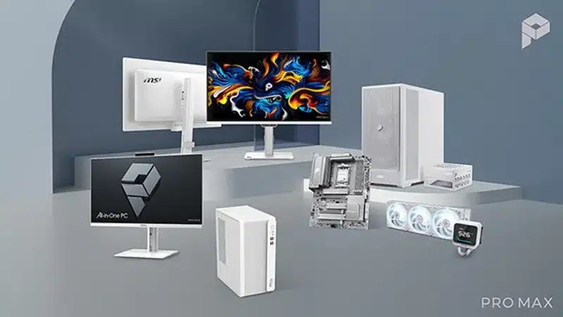 MSI представила Pro Max — новую серию компьютеров и комплектующих с минималистичным дизайном