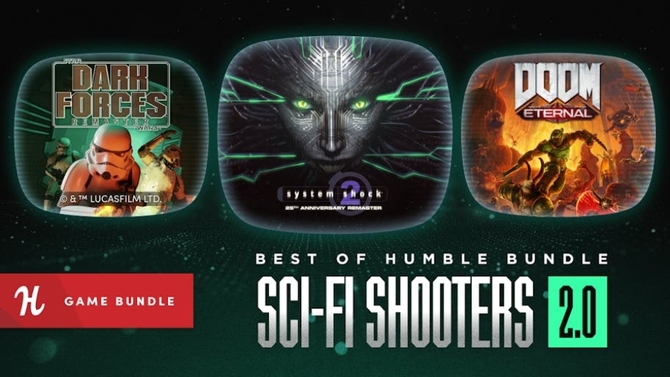 Humble Bundle — специальное предложение для любителей научно-фантастических шутеров. В пакет входят, среди прочего: DOOM Eternal, Black Mesa и System Shock 2.