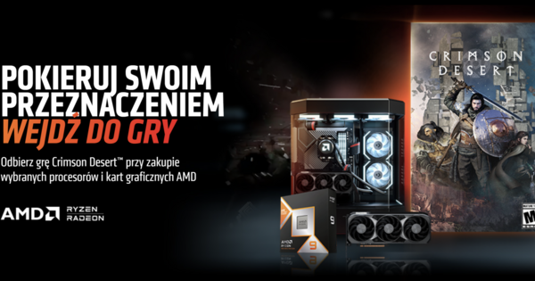 Crimson Desert бесплатно при покупке процессоров AMD Ryzen 9000X3D, карт Radeon RX 9000 и некоторых ноутбуков AMD Ryzen.