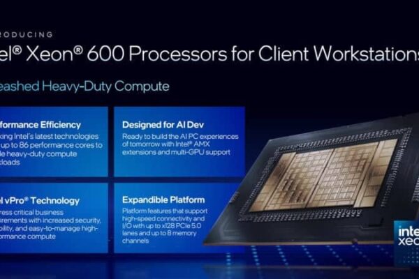 Intel представила процессоры Xeon 600 для рабочих станций — до 86 ядер, с разгоном и ценой до $7699