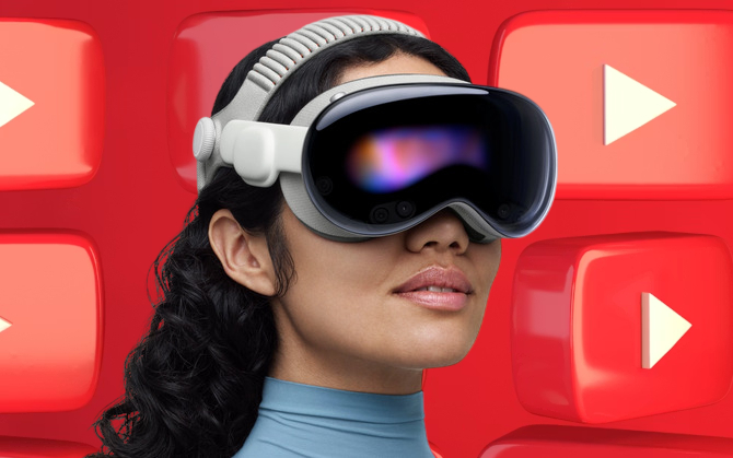 YouTube появился в Apple Vision Pro. Родное приложение от Google для VisionOS. Видео даже в 8К и 3D 360