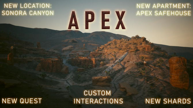 Cyberpunk 2077 - это The APEX, мод, который вводит, помимо прочего, новую локацию, убежище и квест в игру.