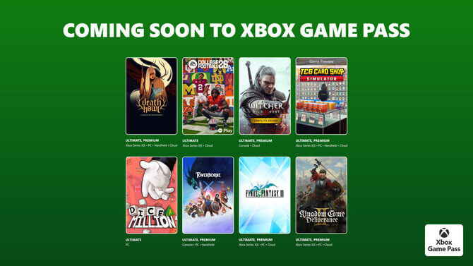 Xbox Game Pass — обнадеживающий пакет на рубеже февраля и марта. Ведьмак 3, Kingdom Come: Deliverance II и другие