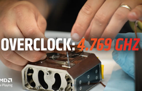 AMD установила новый рекорд тактовой частоты графического процессора. Система Radeon RX 9060 XT была разогнана до 4,769 ГГц.