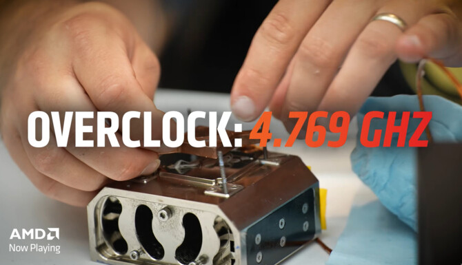 AMD установила новый рекорд тактовой частоты графического процессора. Система Radeon RX 9060 XT была разогнана до 4,769 ГГц.