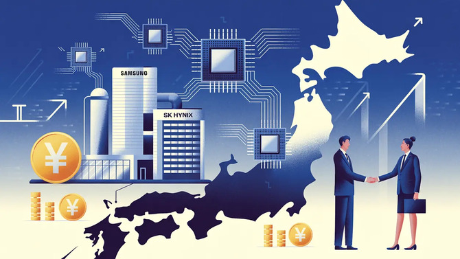 Япония предлагает субсидии Samsung и SK Hynix для заводов по производству памяти. Обе компании отказываются по политическим мотивам.