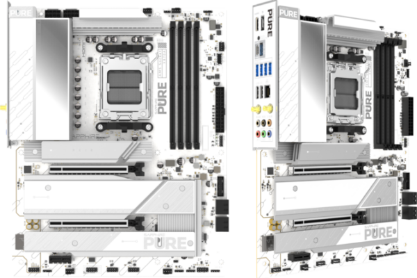 Sapphire Pure X870A WiFi 7 — еще одна белая материнская плата AM5 для процессоров AMD Ryzen