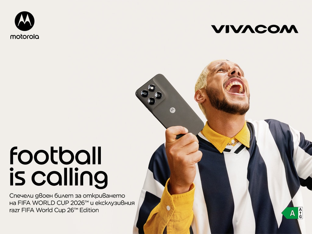 Vivacom с двумя предложениями от Motorola: первый в мире смартфон на Snapdragon 6s Gen 4 и новый флагман фирменной серии