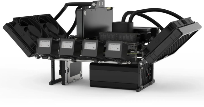 Streacom BC1 Open Benchtable V2 с новыми комплектами VGPU и SMR. Вертикальное крепление графического процессора и система боковых направляющих