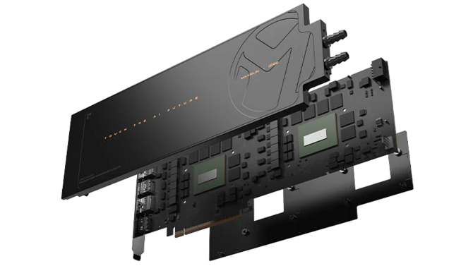 MaxSun Arc Pro B60 Dual 48G Liquid — однослотовая карта с жидкостным охлаждением, 48 ГБ GDDR6 и разъемом 12В-2х6.