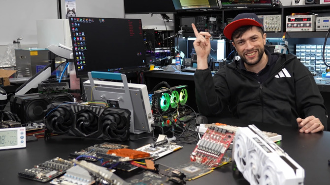 NVIDIA GeForce RTX 5070 Ti — группе TecLab удалось обойти ограничения по тактовой частоте памяти GDDR7, добившись пропускной способности 36 Гбит/с