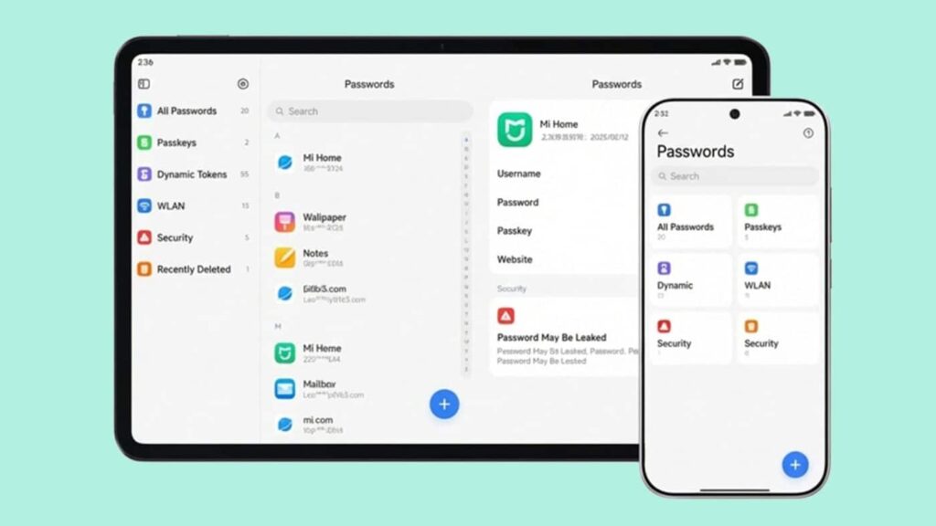 Xiaomi добавила в HyperOS 3 отдельное приложение-менеджер паролей