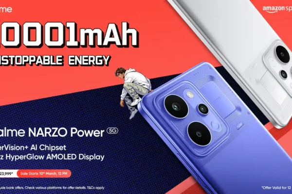 Realme представила смартфон с аккумулятором емкостью 10 001 мАч за $305 — Narzo Power 5G