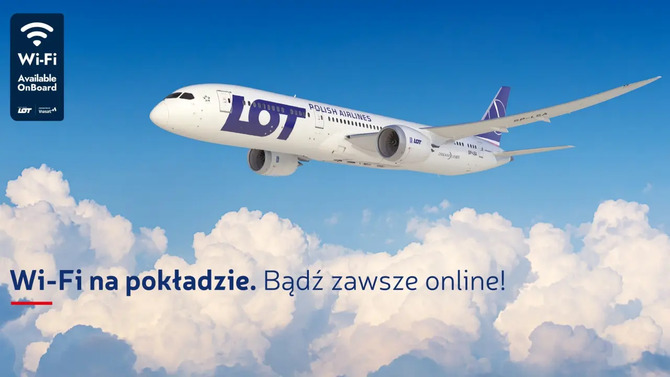 LOT Airlines наконец-то сделает Wi-Fi доступным в самолетах. Проверяем цены и стоит ли доплачивать за доступ в Интернет