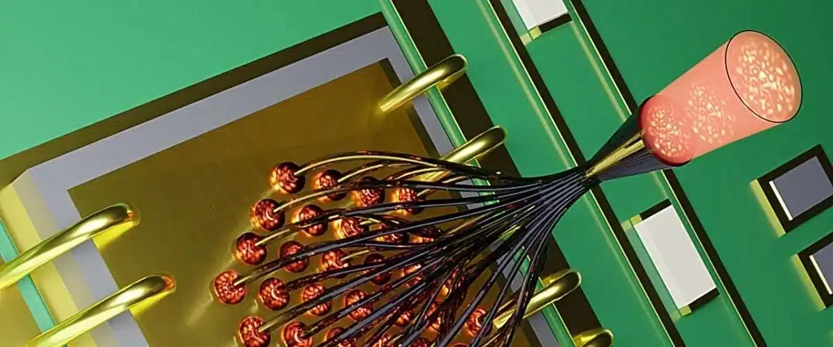 Оптический прорыв: миниатюрное устройство объединяет 37 лазеров в один канал