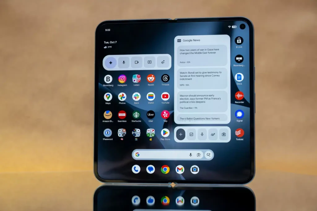 Интерфейс складного iPhone будет напоминать iPad