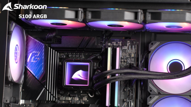 Sharkoon представляет бюджетные кулеры для воды AiO S40, S50 ARGB, S60 ARGB и топовый дизайн S100 ARGB