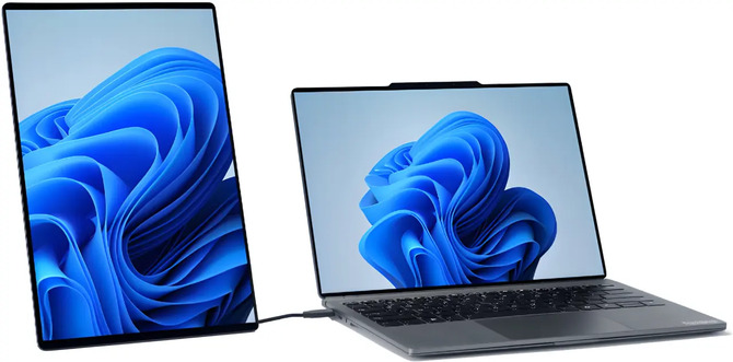 Утечка: Lenovo показывает ThinkBook со сменным нижним модулем — клавиатурой или вторым дисплеем того же формата