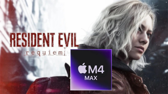 Resident Evil Requiem был запущен на Apple MacBook Pro с чипом M4 Max и обеспечил удовлетворительную плавность игрового процесса.