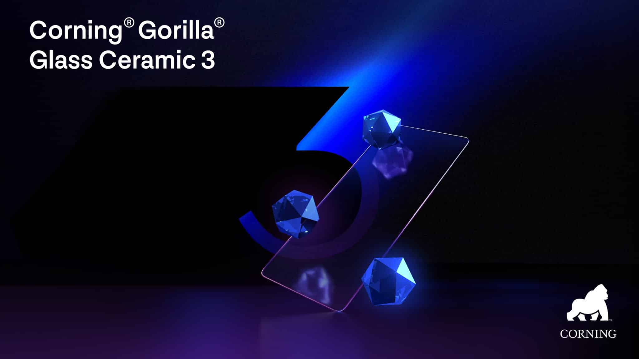 Компания Corning представила новое прочное защитное стекло Gorilla Glass Ceramic 3, обеспечивающее долговечность.
