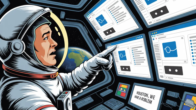 Даже НАСА не избежало проблемы Microsoft. Астронавты увидели два Outlook, и оба потерпели неудачу