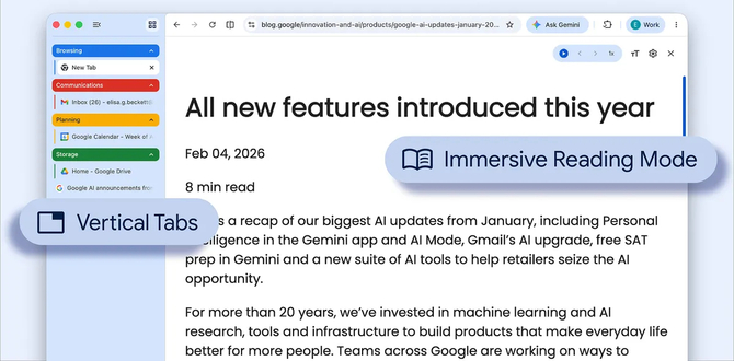 Изменения в Google Chrome. Браузер получит функцию Firefox и обеспечит улучшенный режим чтения.