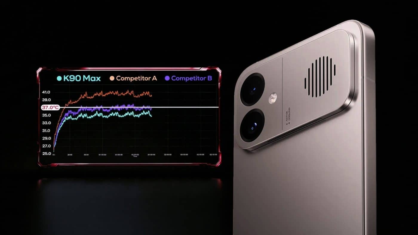 Появились результаты температурных тестов Redmi K90 Max: смартфон сравнили с конкурентами