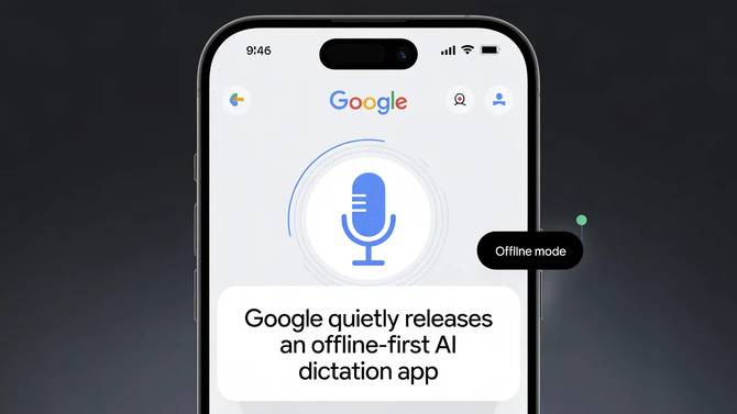Google AI Edge Eloquent для iOS включает локальное распознавание речи, улучшение текста и дополнительное облако Gemini Cloud.