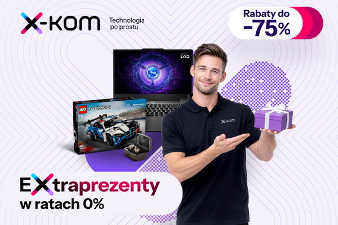 Вы ищете более дешевый ноутбук Apple MacBook, кубики LEGO или игровой компьютер? Ознакомьтесь с новыми акциями в магазинах x-kom