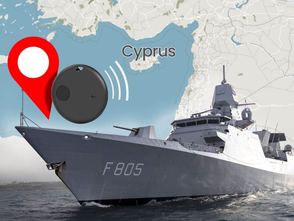 Голландский военный корабль стоимостью 500 миллионов евро был отслежен с помощью простого Bluetooth-трекера стоимостью 5 евро.