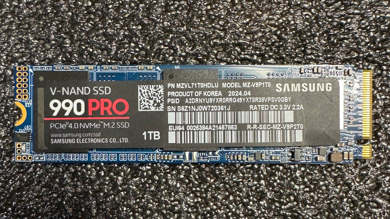 Внимание: на европейском рынке появились нерабочие подделки SSD Samsung 990 Pro