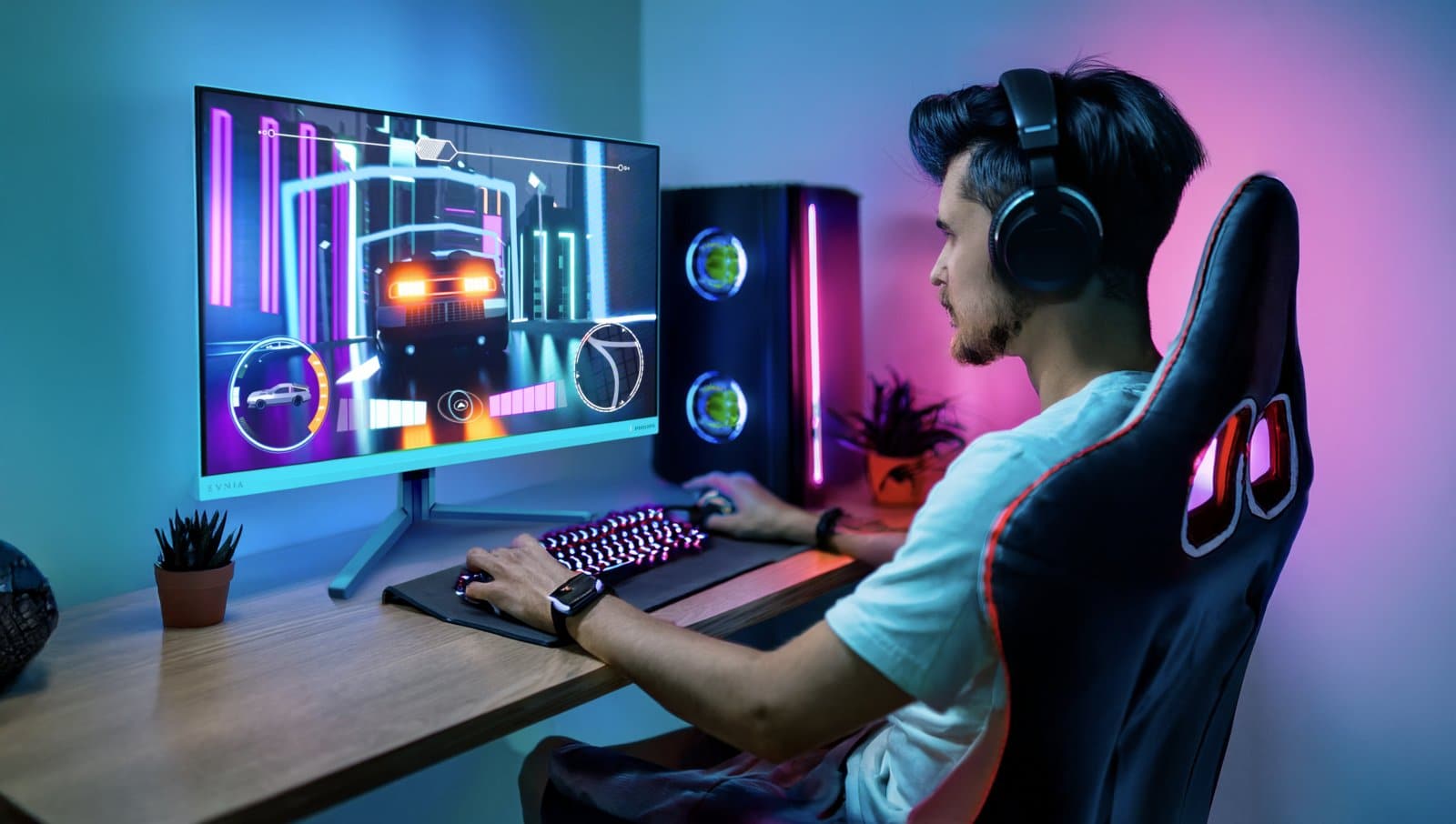 Новый Philips Evnia 27M2N5201P обеспечивает скорость в разрешении Full HD.