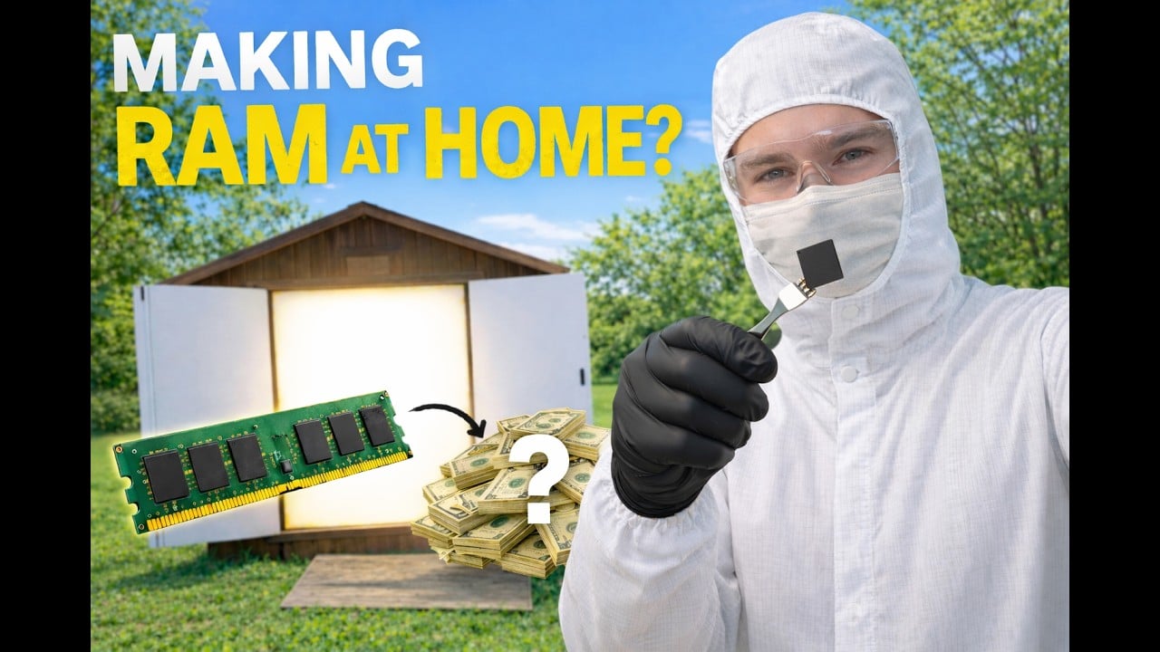 Энтузиаст построил свою собственную RAM в сарае на заднем дворе